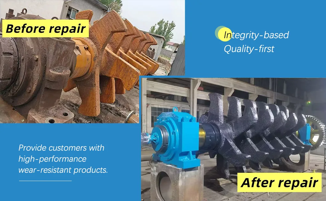 Oprava jedného valca spekacieho stroja